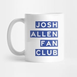 Josh Allen Fan Club (Blue) Mug